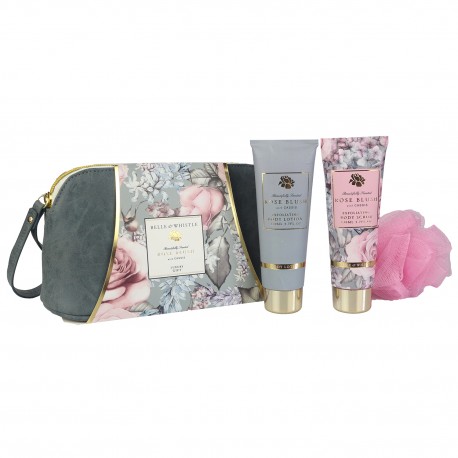 Trousse de bain à la grenade avec fleur de massage - Idée cadeau femme