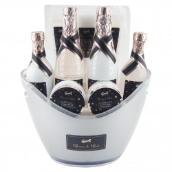 Coffret de bain & soins Premium - Seau à Champagne -   Lys et Freesia