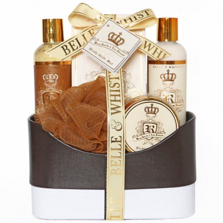 Corbeille de Bain - Belle & Whistle - Vanille - 5 Pcs