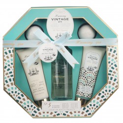 Coffret de bain incluant des boules effervescentes - Collection Harmony Vintage SPA