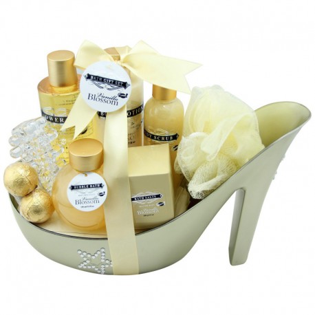 Coffret de Bain Premium Escarpin - Vanilla Blossom - 8 Pcs