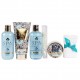 Coffret beauté de bain avec une serviette pour le visage -Thé vert