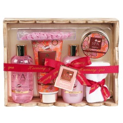 Coffret beauté de bain avec une serviette pour le visage - Grenade
