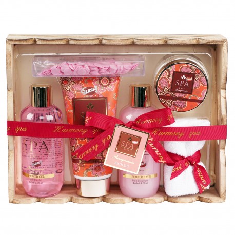 Coffret beauté de bain avec une serviette pour le visage - Grenade