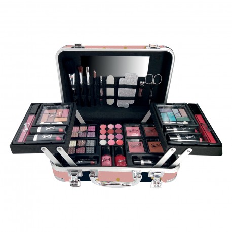Mallette de maquillage XXXL incluant 4 vernis - Beauty Queen