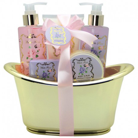 Baignoire de Bain - Lemon Blossom - Rose, Lys & Freesia, Jasmin & Magnolia - 5 Pcs