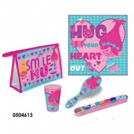 TROUSSE DE TOILETTE COMPLÈTE TROLLS