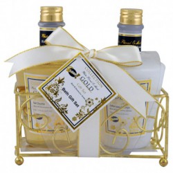 Set de Bain - Gold - White Floral & Musk - 2 Pcs