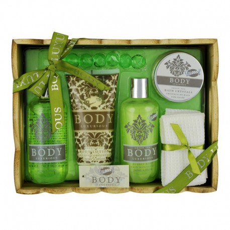 Plateau de Bain - Body Luxurious - Thé Vert - 12 Pcs