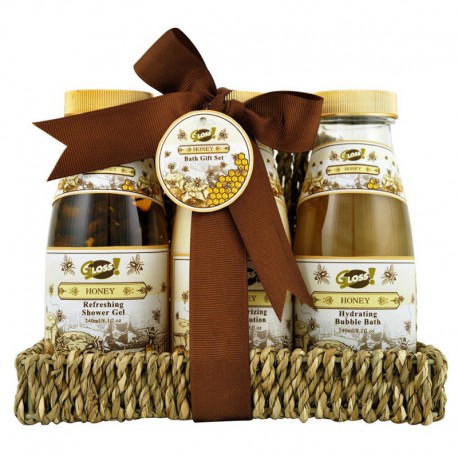 Coffret de Bain - Honey - Miel - 3 Pcs