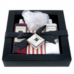 Coffret de Bain - Red & Rosy - Cidre de Cèdre - 4 Pcs