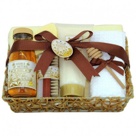 Set de Bain - Honey - Miel - 6 Pcs