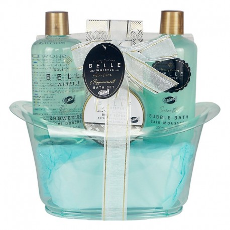 Belle & Whistle Blue - Baignoire de Bain Antique
