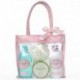 Sac de Bain - Vintage - Rose & Vanille - 4 Pcs