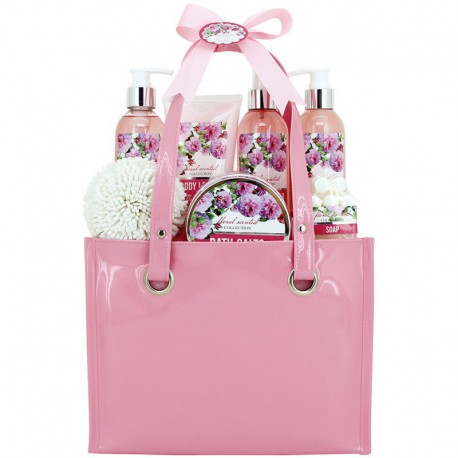 Sac de Bain - Floral Scented - Pivoine - 7 Pcs