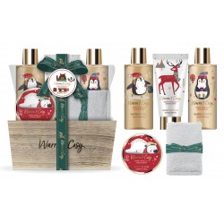 Warm & Cosy - Corbeille Bain Bois
