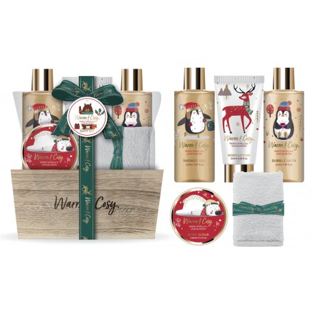 Warm & Cosy - Corbeille Bain Bois