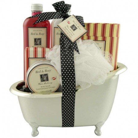 Baignoire de Bain - Red & Rosy - Mûre - 6 Pcs