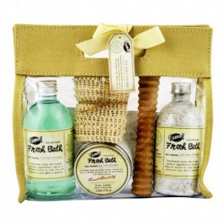 Pochette de Bain - 5 Pièces - Aloe Vera et Menthe Poivrée - FRESH