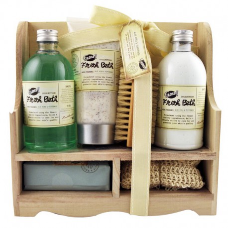 Armoire de Bain - Fresh - Aloe Vera & Menthe Poivrée - 6 Pcs