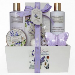 Corbeille de Bain - Les Belles Fleurs - Lavande - 6 Pcs