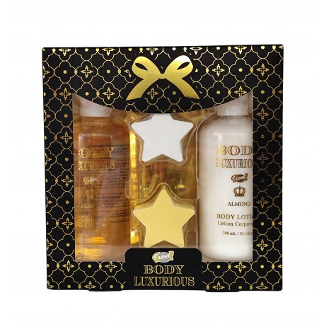 Coffret de Bain Body Luxurious Almond - 4 pièces