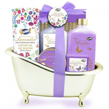 Baignoire de Bain - Gold - Lys et Freesia - 6 Pcs