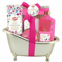 Baignoire de Bain - Gold - Rose - 6 Pcs