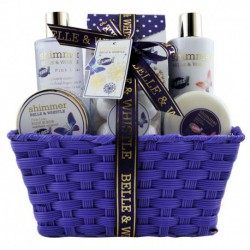 Corbeille de Bain Osier - Shimmer by Belle & Whistle - Lilas - 9 Pcs