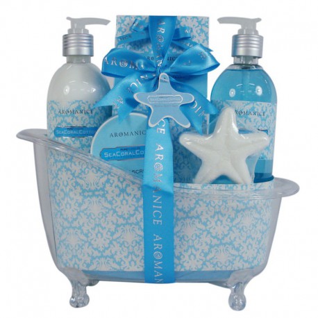 Baignoire de Bain - SeaCoralCotton - 5 Pcs