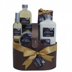 Coffret de Bain - Vanilla & Almonds - Vanille & Amandes - 12 Pcs