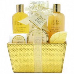 Corbeille de Bain - Body Luxurious - Vanille & Tilleul - 6 Pcs