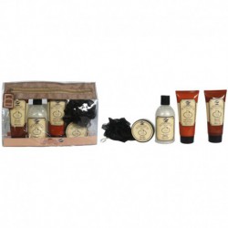 Gloss! Trousse de Bain pour Homme BARBERSHOPPE - Aloe Vera et Menthe Poivrée - 5pcs