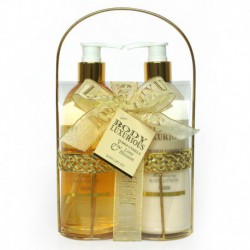 Set de Bain Duo - Body Luxurious Gold - Vanille & Tilleul - 2 Pcs