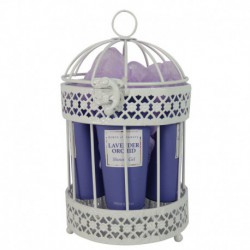 Cage de Bain AROMANICE - 4 Pièces - Lavande et Orchidée