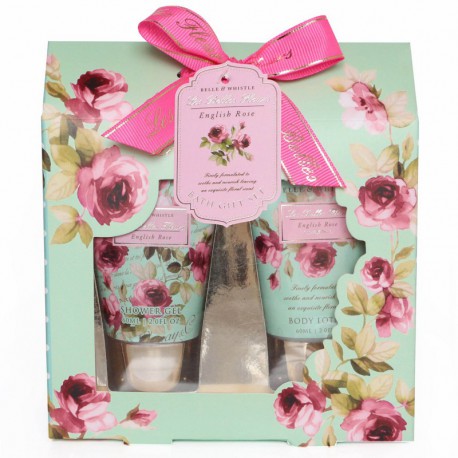 Boite de Bain Duo - Les Belles Fleurs - Rose - 2 Pcs