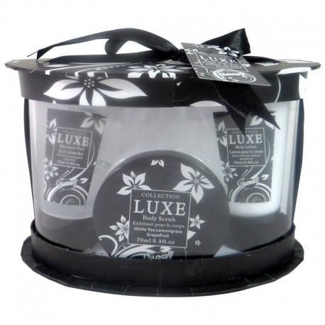 Coffret de Bain - Luxe - White Tea, Lemongrass & Grapefruit - 4 Pcs