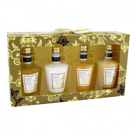 Coffret de Bain - Gold - White Floral & Musk - 4 Pcs