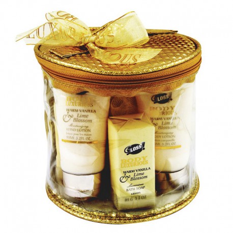 Trousse de Bain - Body Luxurious - Vanille & Tilleul - 7 Pcs