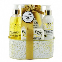 Gloss! Pot de Bain en Métal Argan Oil - 4pcs