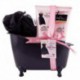 Gloss! Mini Baignoire de Bain Noire The Pretty Dress - Fleur de Pivoine et Patchouli - 3pcs