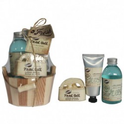 Gloss! Sceau de Bain Bois Fresh Bath - Aloe Vera et Menthe Poivrée - 3pcs