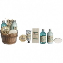 Gloss! Sceau de Bain Bois Fresh Bath - Aloe Vera et Menthe Poivrée - 6pcs