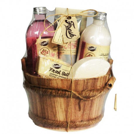 Gloss! Sceau de Bain Bois Fresh Bath - Grenade - 6pcs