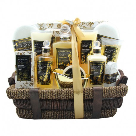 Gloss! Coffret de Bain Premium - Noir - Musc et Fleurs - 14 pcs