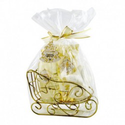 Gloss! Traineau de Bain en Métal Sparkling Bliss - Fleurs Blaches et Musk - 3pcs