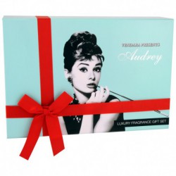 Coffret cadeau beauté - Eau de parfum 50ml, crème de douche 150ml et lotion 150ml - Audrey Hepburn