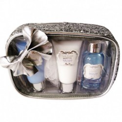 Gloss! Trousse de Bain Noeud Sparkling Bliss - Fleur de Coton - 4pcs