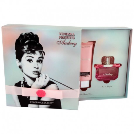 Coffret cadeau beauté - Eau de parfum 50ml et crème de douche 150ml - Audrey Hepburn
