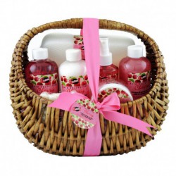 Gloss! Coffret Cadeau - Coffret de Bain Collection Cherry/Verbena Senteur Cerise ou Verveine Aléatoire - 7pcs